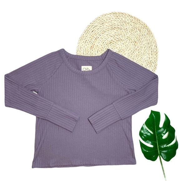 Chaser Thermal Button Cuff Waffle Knit Shirt Size Small - Picture 4 of 17